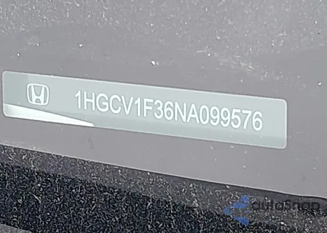 2022 Honda Accord Sport z USA, uszkodzony, nr VIN 1HGCV1F36NA099576